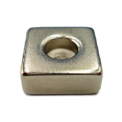 Rectangular Type Neodymium Magnet With Stepped Hole