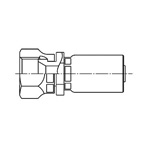 Swage Type Parallel Female Thread Union Fitting for Pipes (With 30° Female Seat) SE SE-PF-12-S