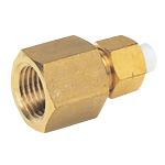 Quick Seal Series Insert Type (Brass) Female Connector (Inch Size) FC1N1/4-PT1/4