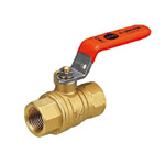 FF Type (Full-Bore) Ball Valve, Full Bore, Orange Lever Handle