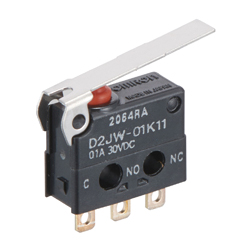 Sealed Super-Ultra-Small Basic Switch [D2JW] D2JW-01K11