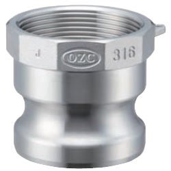Stainless Steel Lever Coupling Female Screw Type Adapter OZ-A OZ-A-SUS-2