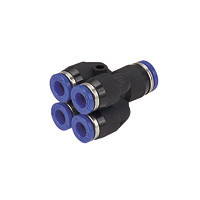 Corrosion-Resistant SUS303 Equivalent Fitting Different Diameters Double Y SPRG8-6
