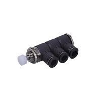 Mechanical Switching Valves Mechanical Valve Panel Mount Type Pin (Concentrated Exhaust Type) MVP43-J