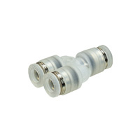 Tube Fitting Polypropylene Type Union Y for Clean Environments