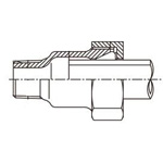 LA Coupling, LA Type, Reducing Male Adapter, RAP