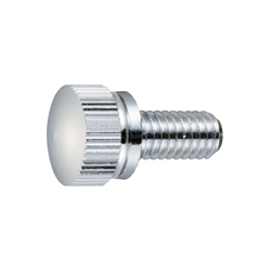 ECO-BS, Slotted Brass Knurled Head Screw (Low-Cadmium) SPNKN-BRH-M4-8