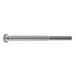 Cross/Straight-Recessed Pan Head Tapping Screw Class 2 with Guide BPR Model G=20 CSBPNS20-SUS-TP4-45