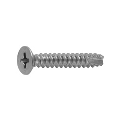 Cross Recessed Flat Head Tapping Screws, 2 Models Grooved B-1 Shape