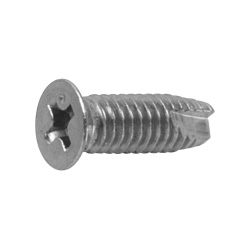 Cross Recessed Small Flat Head Tapping Screws, 3 Models Grooved C-1 Shape CSPLCSC-SUS-TP4-20