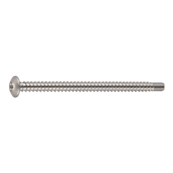 Type 2-BRP Phillips Small Truss Head Tapping Screw with Guide, G = 5 CSPTRN-SUS-TP4-45