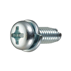 Cross-Head, Pan Head Tapping Screw, With Class 3 Grooved, Shape C-1, P = 2 (SW)