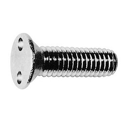 TRF/Tamper-Proof Screw, Stainless Steel, Two-Hole, Small Plate Screw CS2CSH-SUSNIROCK-M3-16