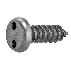 TRF/Tamper-Proof Screw, Stainless Steel, Two-Hole, Pot Tapping Screw (4 models, AB type) CS2PNT-SUS-TP4.8-13