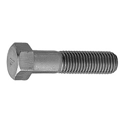 Iron Small Hex Bolt (half threaded screw) (fine) HXNSMH-ST3W-ZEC-M12-70