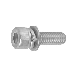 Hexagon Socket Bolt (Cap Screw) I = 3 (with Integrated SW+ISO W), by Tomishin CSHHI3-ST3W-M2-8