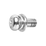 Pan Head Screw With Built-In Spring/Compact Plain Washer (SW + ISO Compact Plain W) for Thin Plates CSPPNPIU-ST3W-M6-15