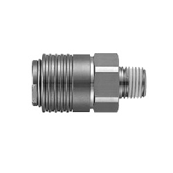 KKA Series Stainless Steel Type Socket (S) Male Thread Type S Coupler KKA7S-04M
