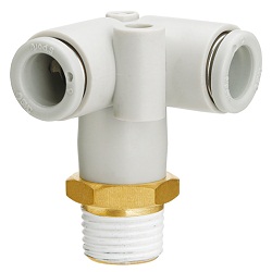 Male Delta Union KQ2D (Sealant) One-Touch Fitting KQ2 Series KQ2D06-02A