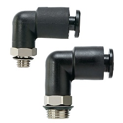 Antistatic Quick-Connect Fitting, KA Series, Elbow Union, KAL KAL04-M5