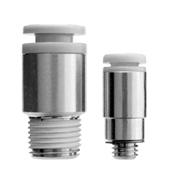 Hex Socket Head Male Connector KGS Stainless Steel One-Touch Fitting, KG Series. KGS12-02-X12