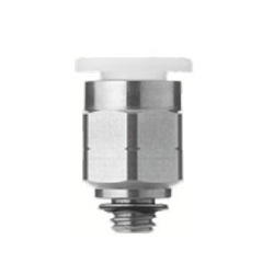 Stainless Steel One-Touch Pipe Fitting KQ2 Series, Half Union Fitting KQ2H-G (Gasket Seal)