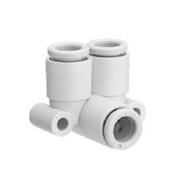 One-Touch Pipe Fitting KQ2 Series Branch Elbow KQ2LU KQ2LU08-00A-X35