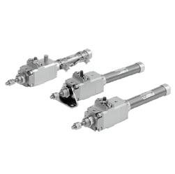 Fine Lock Cylinder, Double Acting, Single Rod CLJ2 Series CLJ2L16-180-P