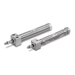 Air Cylinder, Direct Mount, Non-Rotating Rod Type, Double Acting, Single Rod CM2RK Series CDM2RKA20-25Z-H7A1L