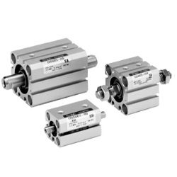 Compact Cylinder, Standard Type, Double Acting, Double Rod CQSW Series CDQSWB12-5DM-A93VS