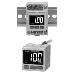 2-Color Display Digital Pressure Sensor Controller PSE300 Series PSE310-MAC