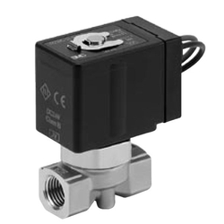 Energy Saving Type Direct Operated 2 Port Solenoid Valve VXE21/22/23 Series VXE2120H-02N-5DL1-B