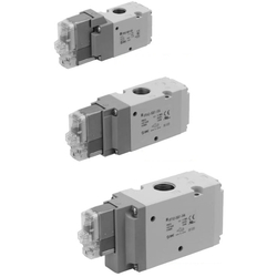 3-Port Solenoid Valve, Elastic Material Seal, Pilot / Poppet Type, Body Ported, Starter VP342-1DE1-02A-F