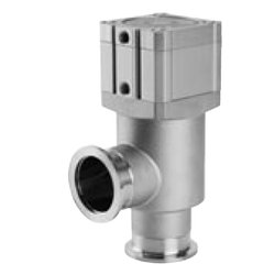 Stainless Steel High Vacuum Angle Valves / In-Line Valves, Double Acting / Bellows Seal, XMC/XYC Series XMC-25L-A93A