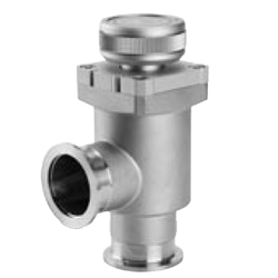 Stainless Steel High Vacuum Angle Valves / In-Line Valves, XMH/XYH Series (Manual/Bellows Seal) XYH-40-XQ1C