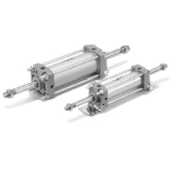 Non-Rotating Rod Type Air Cylinder (CA2KW Series Double Acting, Double Rod) CDA2KWF50-200-M9B