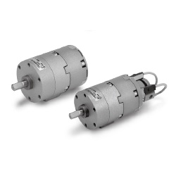 Rotary Actuator With Angle Adjuster, Vane Type, CRB2□WU Series CDRB2BWU10-100DZ-90L