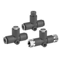 Residual Pressure Release Valve With Single-Action Fitting, KE□ Series KEC-03