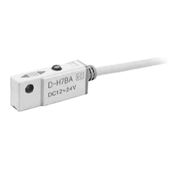 Water Resistant 2-Color Indication Type Solid State Auto Switch, Band-Mounting Style, D-H7BA