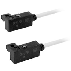 Solid State Auto Switch, Rail Mounting-Style, D-F79/D-F7P/D-J79 D-J79L