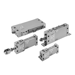 MLU Series Plate Cylinder With Lock MDLUL32-125DM-F-M9BL