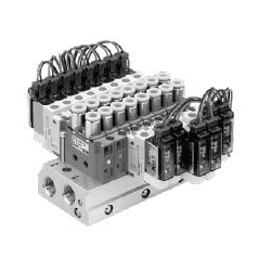 5-Port Solenoid Valve Plug Lead Type S0700 Series Manifold | SMC ...