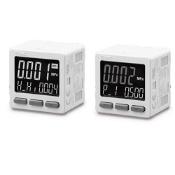 2+ Analog Output 3-Screen Display Digital Pressure Switch, ZSE20A(F) / ISE20A ISE20A-X-P-M5