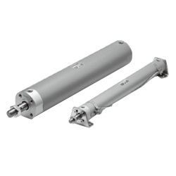 Standard Air Cylinder With Improved Water Resistance Double Acting / Single Rod CG1 Series CDG1BA32R-400Z-M9BAL-XC6