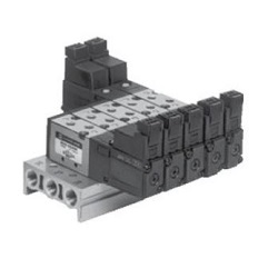 5-Port Solenoid Valve, Direct Piping Type, VZ3000 Series, Manifold SS5Y9-43-07U-02