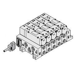 5-Port Solenoid Valve, VQ5000, Manifold, F Kit (D-Sub Connector Kit)