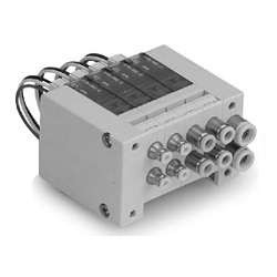 3-Port Solenoid Valve, VV100 Series, Non Plug-in, Individual Wiring Manifold