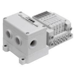 5-Port Solenoid Valve, Plug-in, Connector Connection Base, EX126 Series, Rechargeable Battery Compatible, 25A-SY5000 Series, Manifold