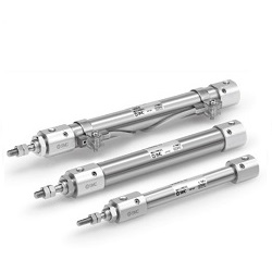 Air Cylinder, Low Friction Type, Double Acting / Single Rod, CJ2Q Series CDJ2QB10-35R-B