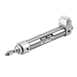 End Lock Cylinder, Compatible With Rechargeable Batteries, 25A-CBJ2 Series 25A-CDBJ2L16-100-HN-M9BZ